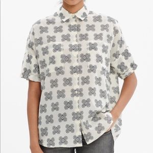 Madewell Courier Shirt in Ornamental Clover